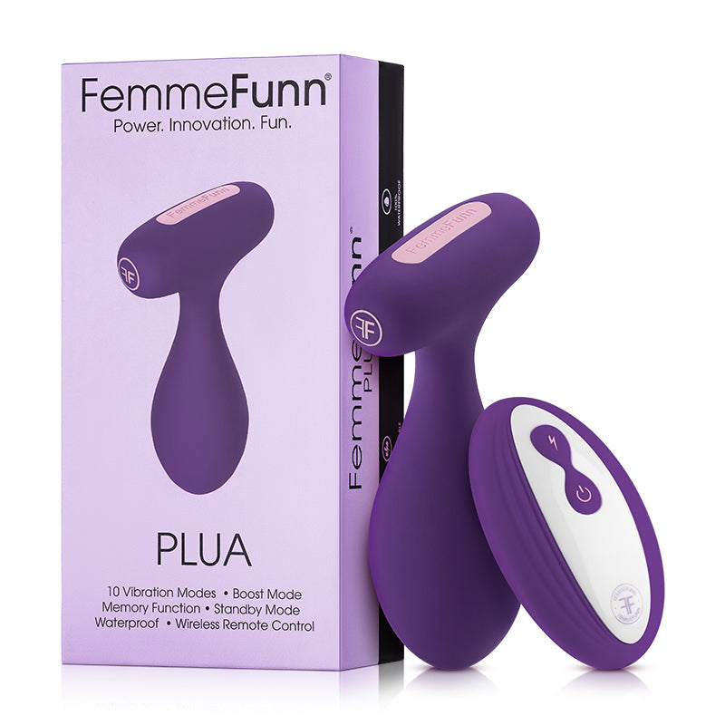 FemmeFunn Plua Rechargeable Remote-Controlled Silicone Vibrating Anal Plug1