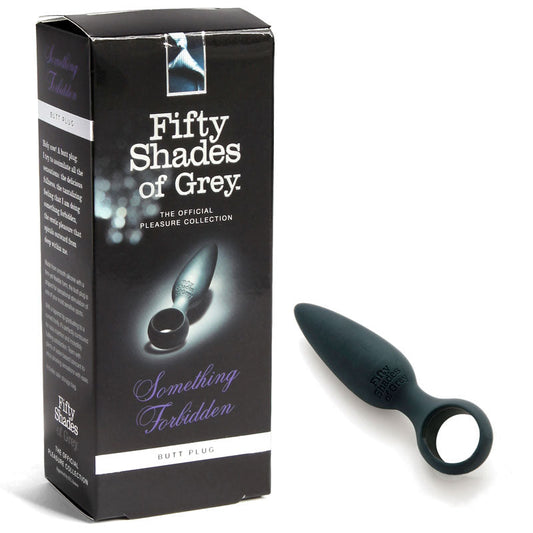 Fifty Shades of Grey Something Forbidden Silicone Butt Plug Black 