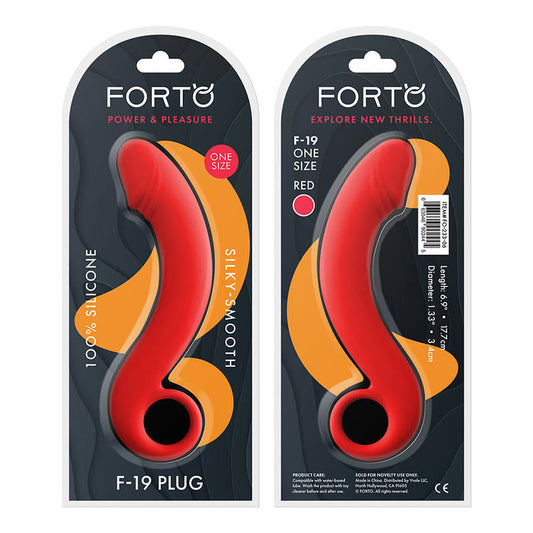 Forto F-19 Silicone Anal Plug1