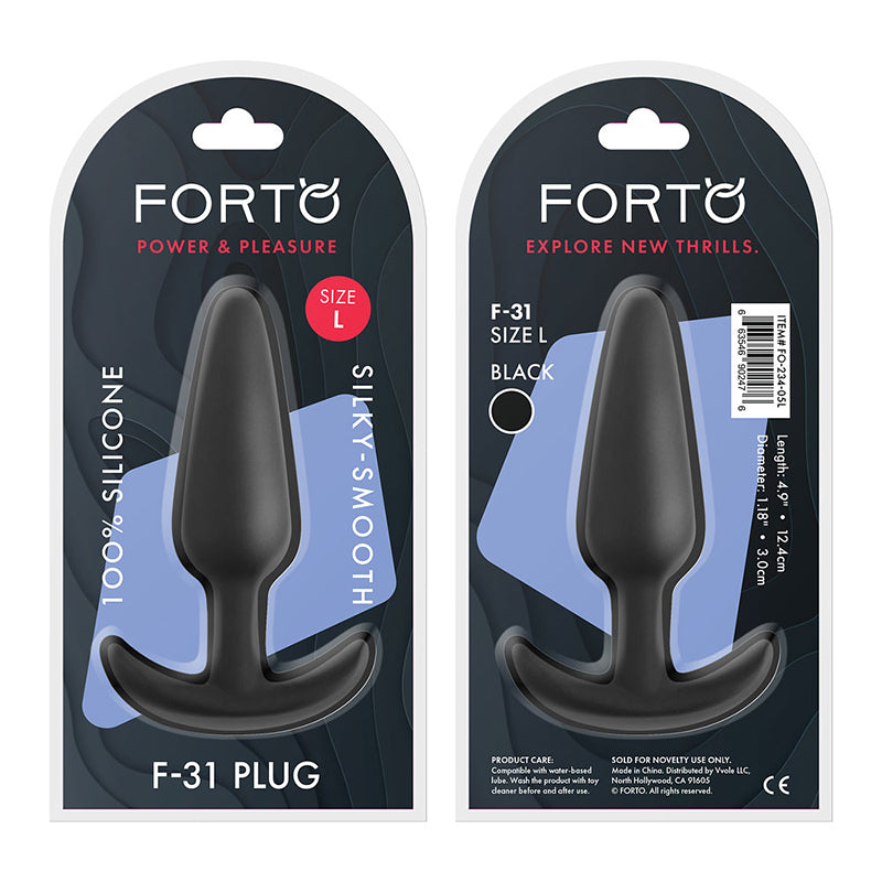 Forto F-31 Silicone Anal Plug1