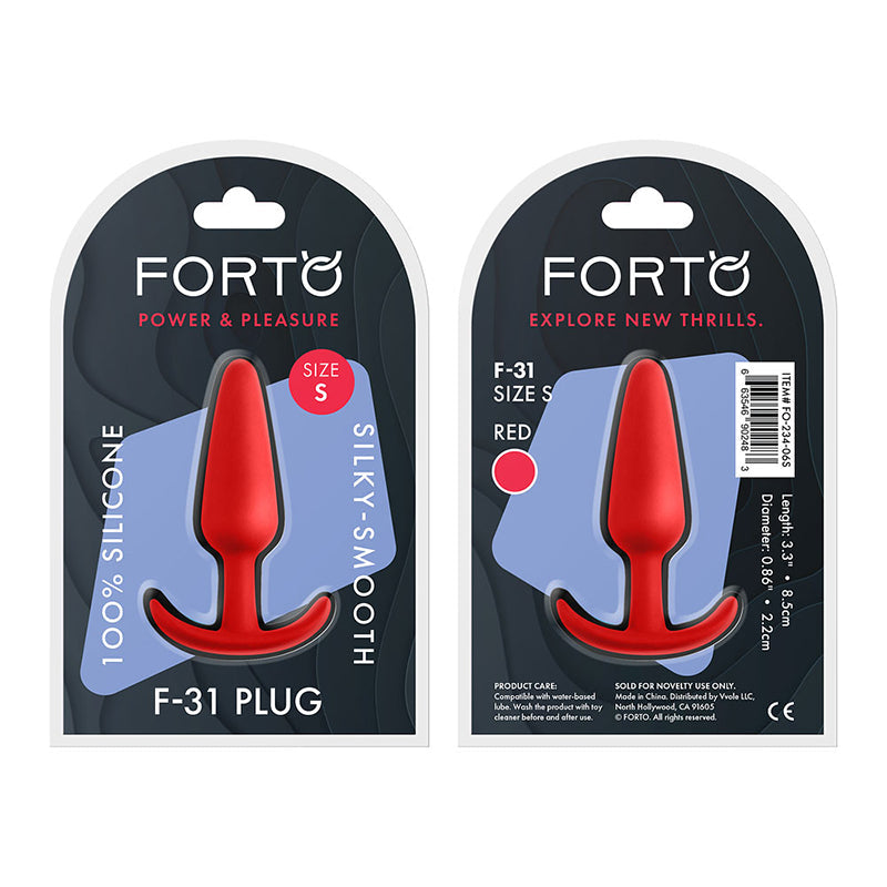 Forto F-31 Silicone Anal Plug2
