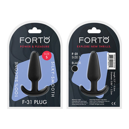 Forto F-31 Silicone Anal Plug 