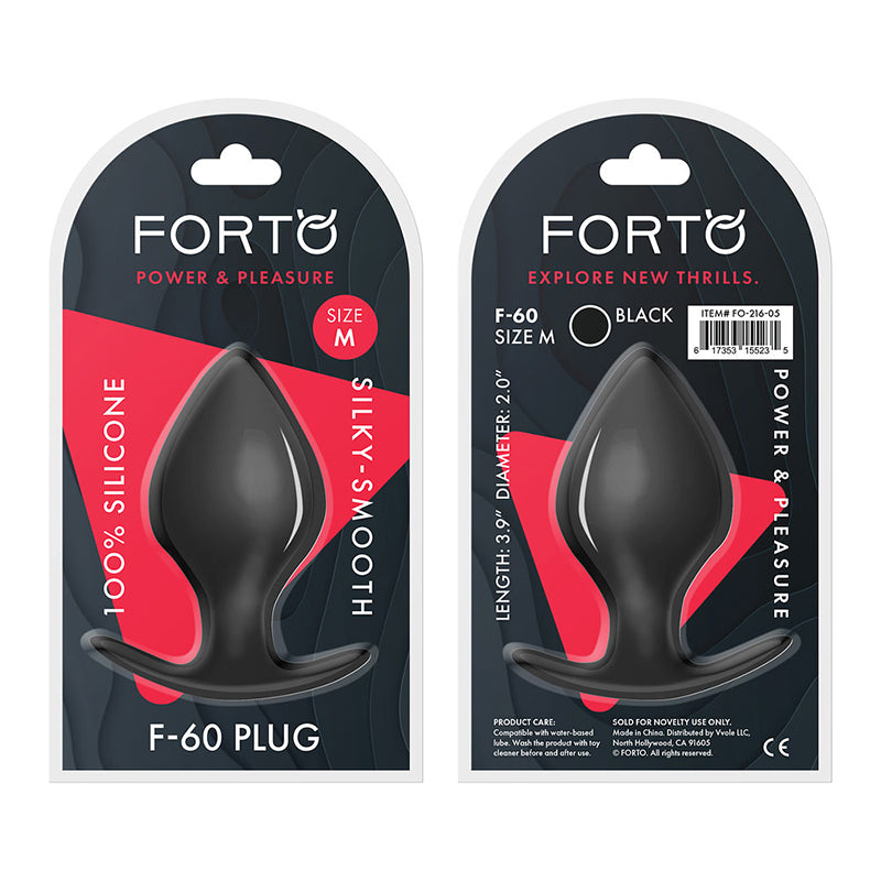 Forto F-60 Spade Silicone Anal Plug1
