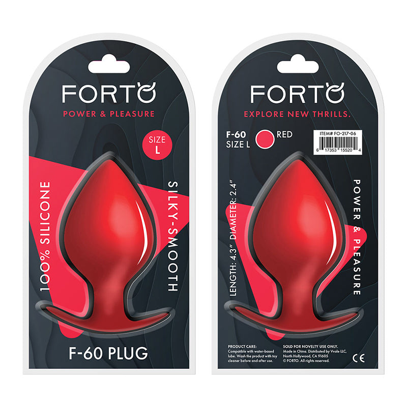 Forto F-60 Spade Silicone Anal Plug5