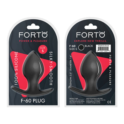 Forto F-60 Spade Silicone Anal Plug 