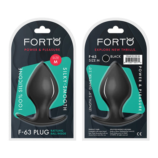 Forto F-63 Rattler Spade Silicone Anal Plug1