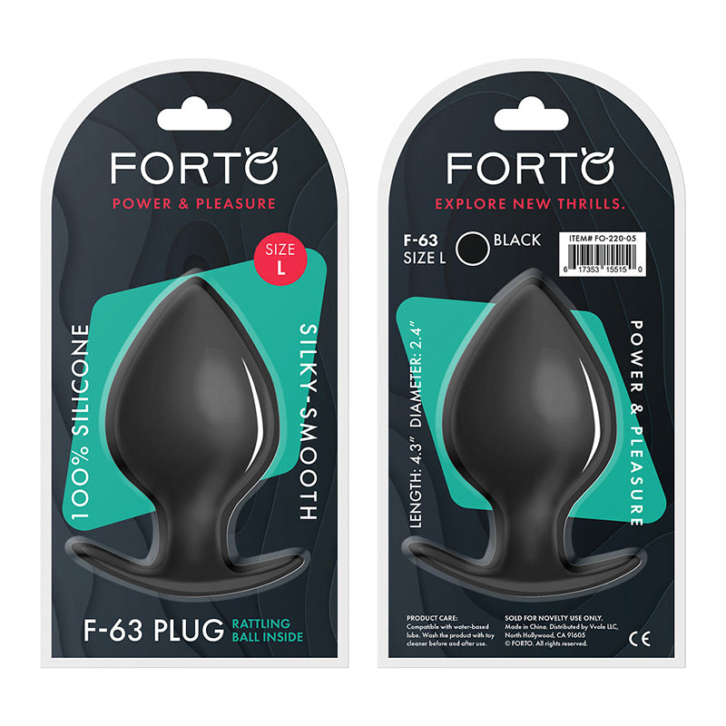 Forto F-63 Rattler Spade Silicone Anal Plug2