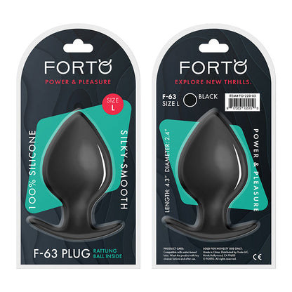 Forto F-63 Rattler Spade Silicone Anal Plug2