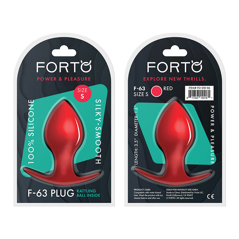 Forto F-63 Rattler Spade Silicone Anal Plug3