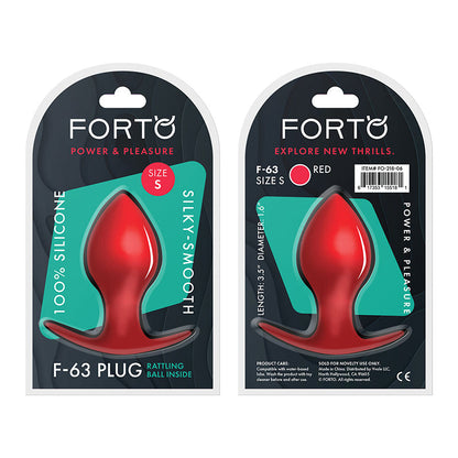 Forto F-63 Rattler Spade Silicone Anal Plug3