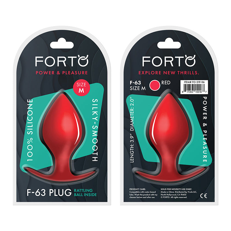 Forto F-63 Rattler Spade Silicone Anal Plug4