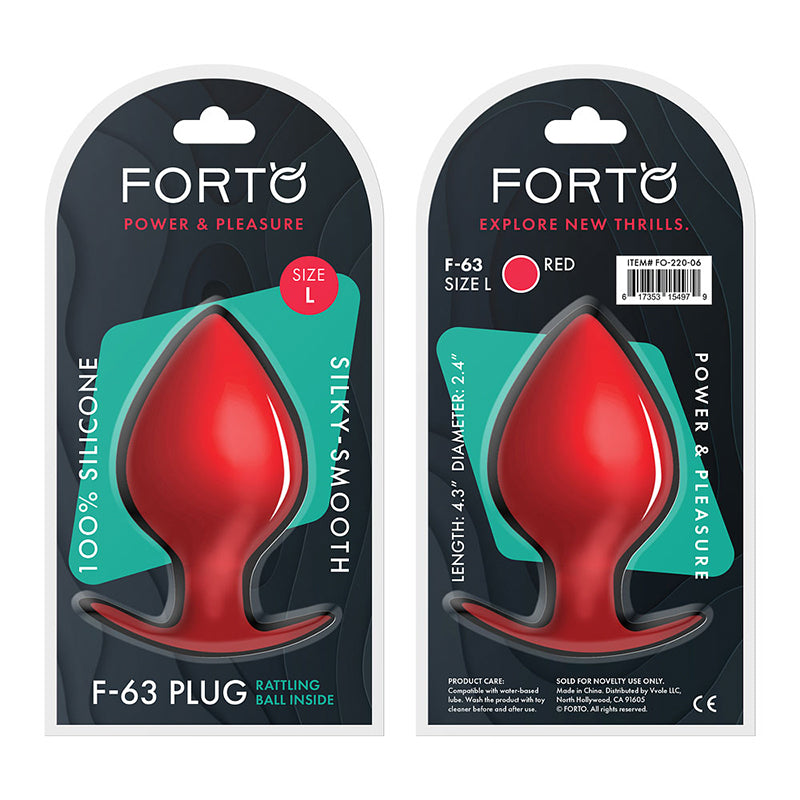 Forto F-63 Rattler Spade Silicone Anal Plug5