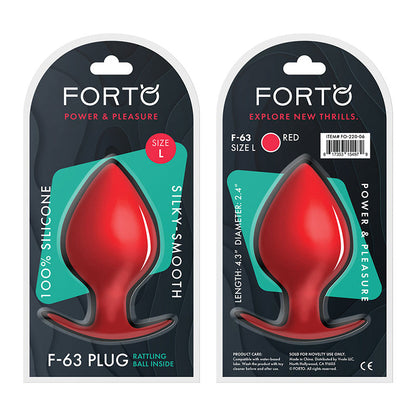 Forto F-63 Rattler Spade Silicone Anal Plug5