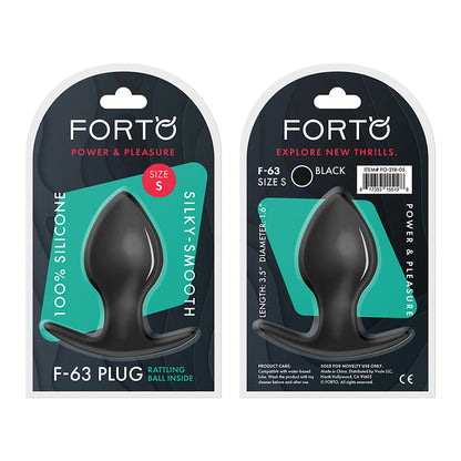 Forto F-63 Rattler Spade Silicone Anal Plug 