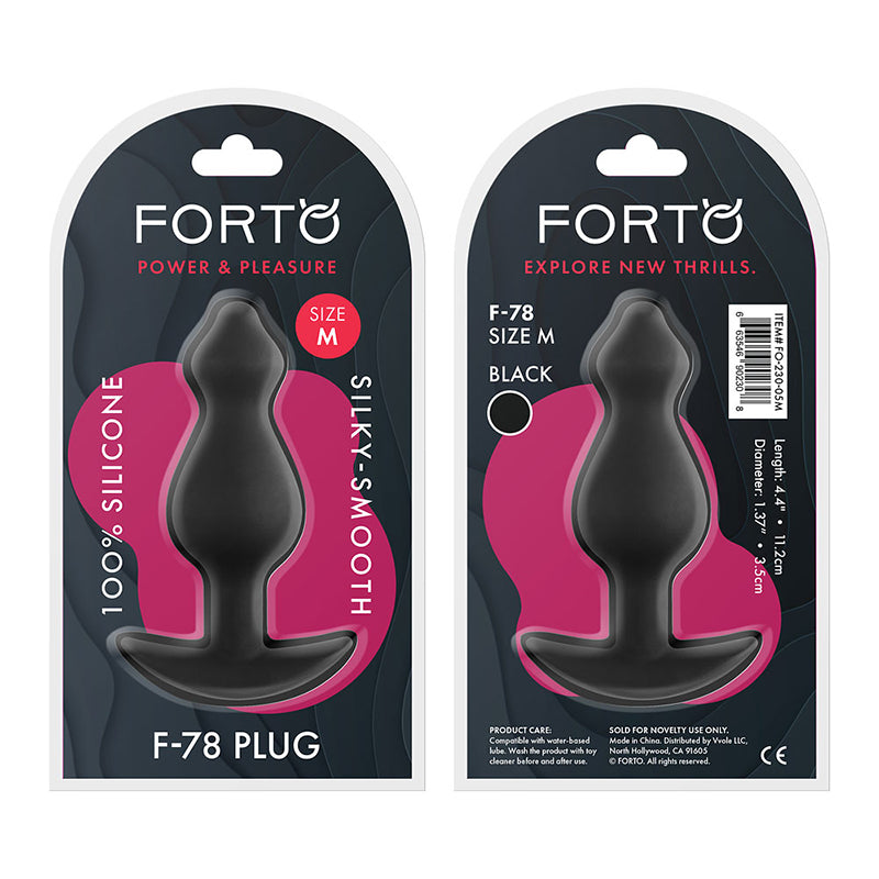 Forto F-78 Pointee Silicone Anal Plug1