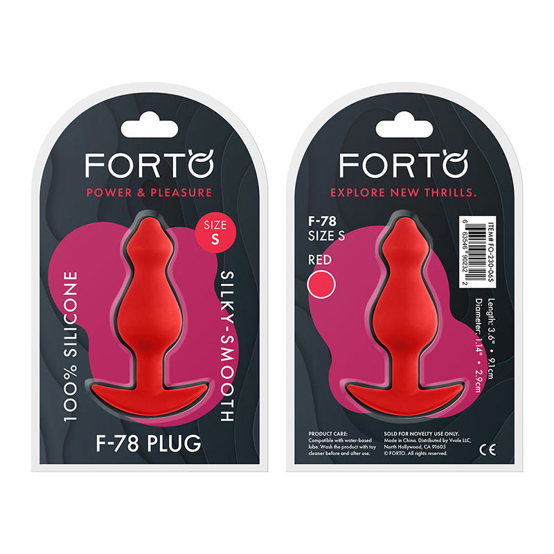 Forto F-78 Pointee Silicone Anal Plug3