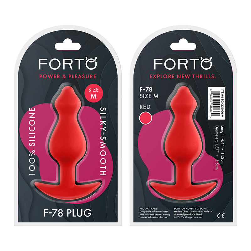 Forto F-78 Pointee Silicone Anal Plug4