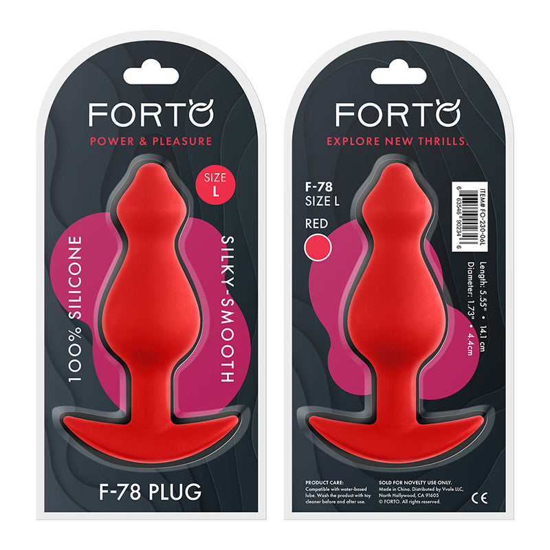 Forto F-78 Pointee Silicone Anal Plug5