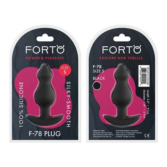 Forto F-78 Pointee Silicone Anal Plug 