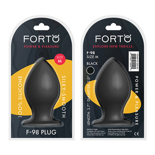 Forto F-98 Cone Silicone Anal Plug1
