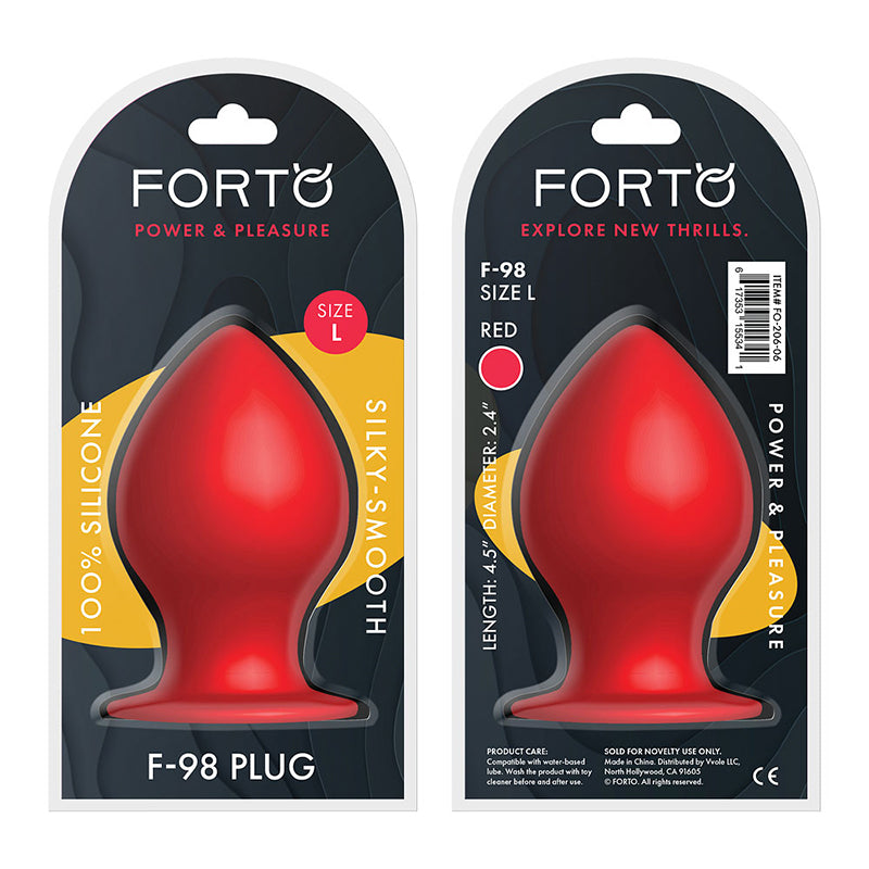 Forto F-98 Cone Silicone Anal Plug5
