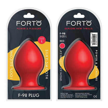 Forto F-98 Cone Silicone Anal Plug5