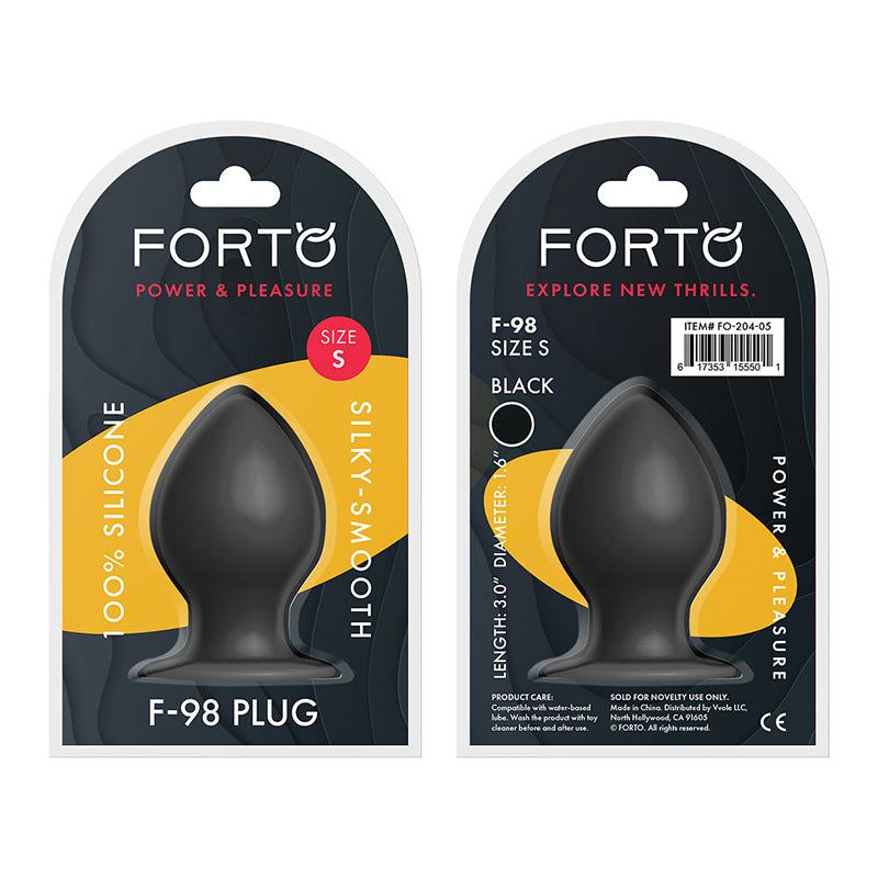 Forto F-98 Cone Silicone Anal Plug 