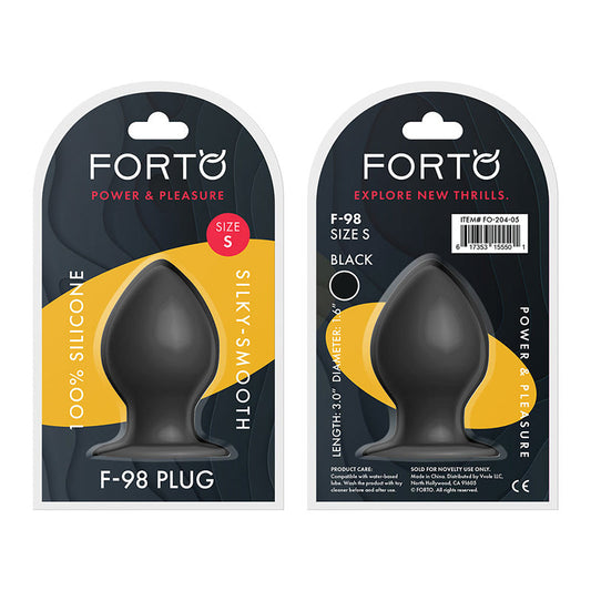 Forto F-98 Cone Silicone Anal Plug 