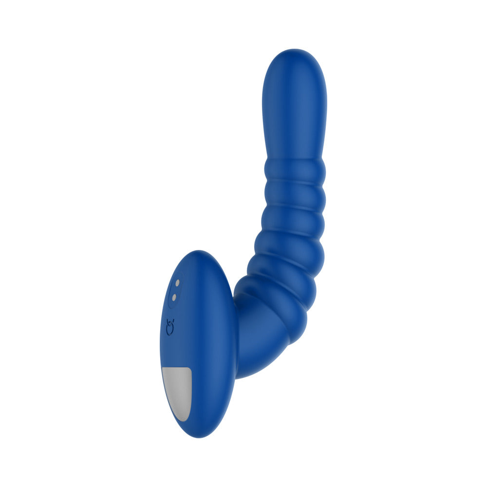 Forto Ribbed Pro Rechargeable Silicone Vibrating Anal Massager4