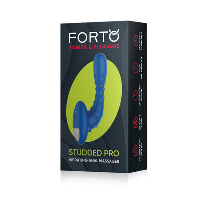 Forto Studded Pro Rechargeable Silicone Vibrating Anal Massager7