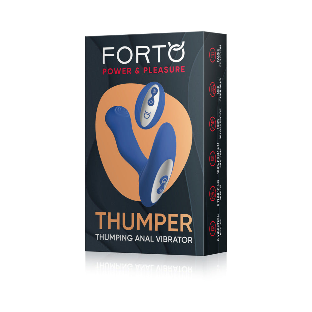 Forto Thumper Rechargeable Remote-Controlled Silicone Thumping Anal Vibrator9