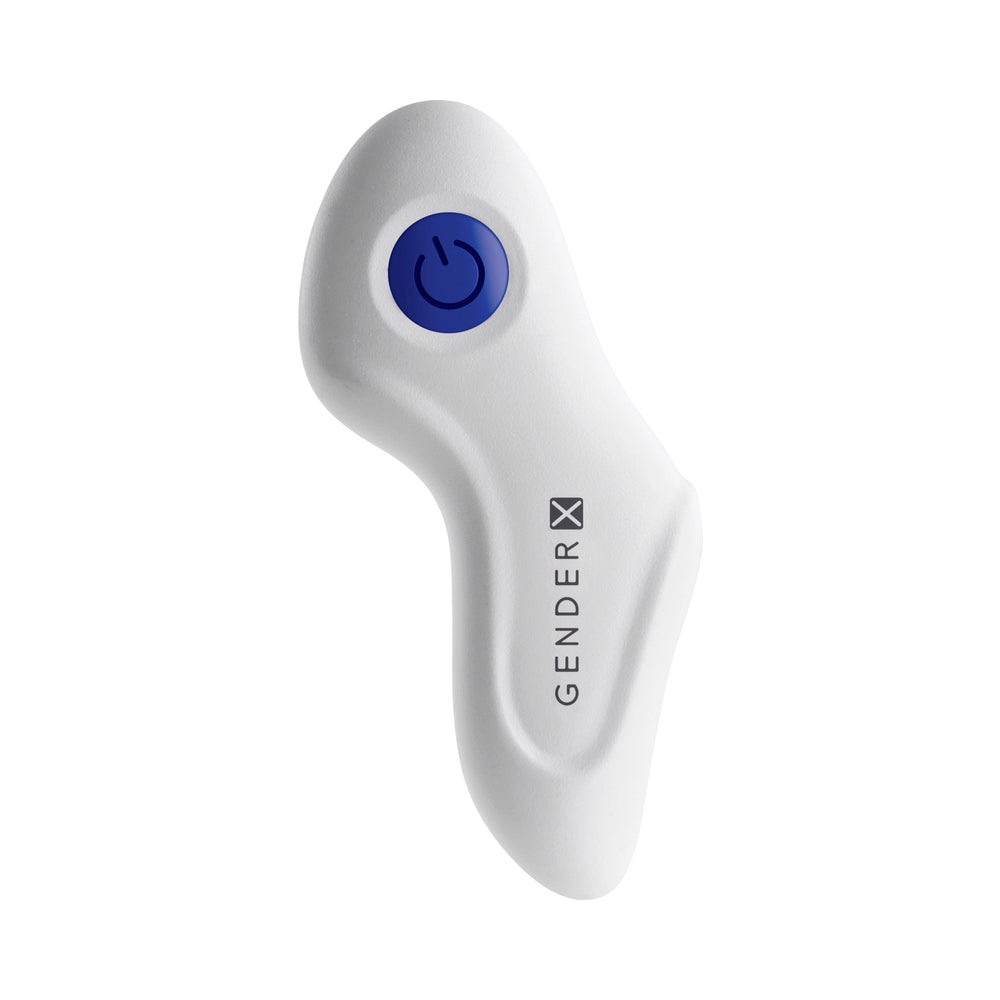 Gender X Beaded Pleasure Rechargeable Remote-Controlled Vibrating Silicone Probe Vibrator Blue7