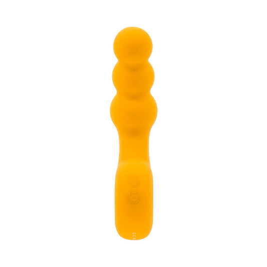 Gender X Bumble Rechargeable Silicone Vibrating Plug Yellow1