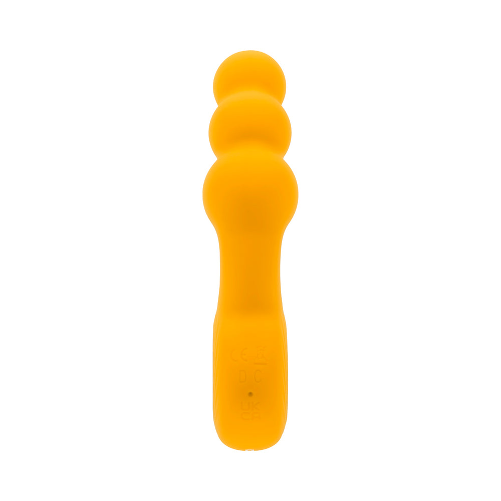 Gender X Bumble Rechargeable Silicone Vibrating Plug Yellow2