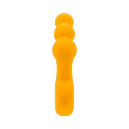 Gender X Bumble Rechargeable Silicone Vibrating Plug Yellow2