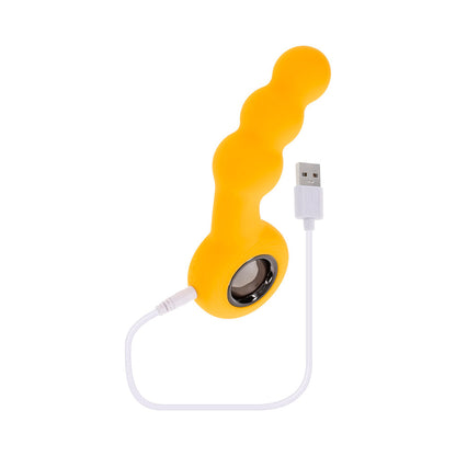 Gender X Bumble Rechargeable Silicone Vibrating Plug Yellow6