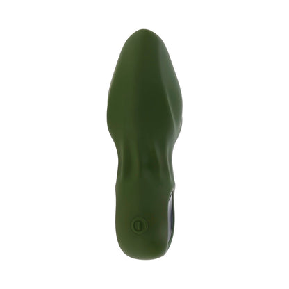 Gender X My Secret Garden Rechargeable Vibrating Anal Plug with Remote Silicone Green4
