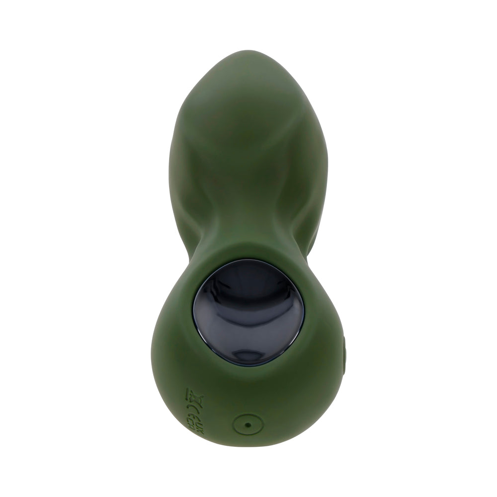 Gender X My Secret Garden Rechargeable Vibrating Anal Plug with Remote Silicone Green5