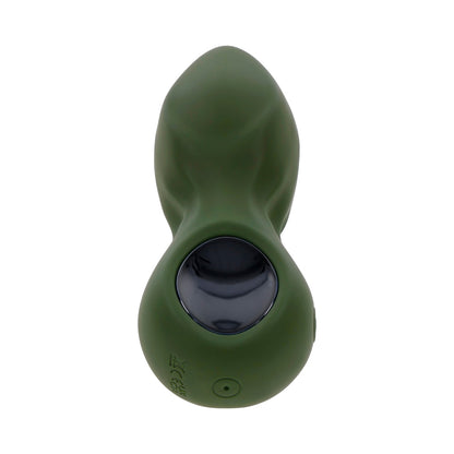 Gender X My Secret Garden Rechargeable Vibrating Anal Plug with Remote Silicone Green5