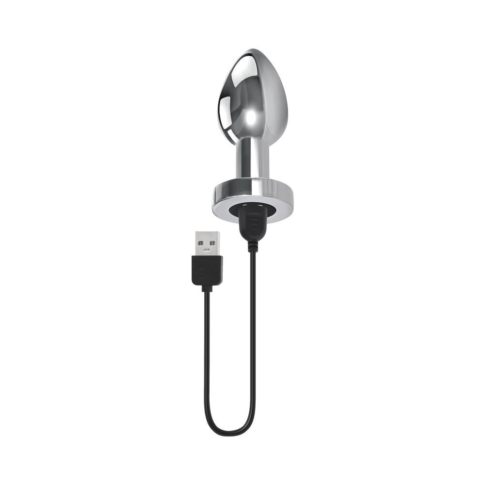 Gender X Rockin' Metal Plug Rechargeable Vibrating Anal Plug Aluminum Silver13