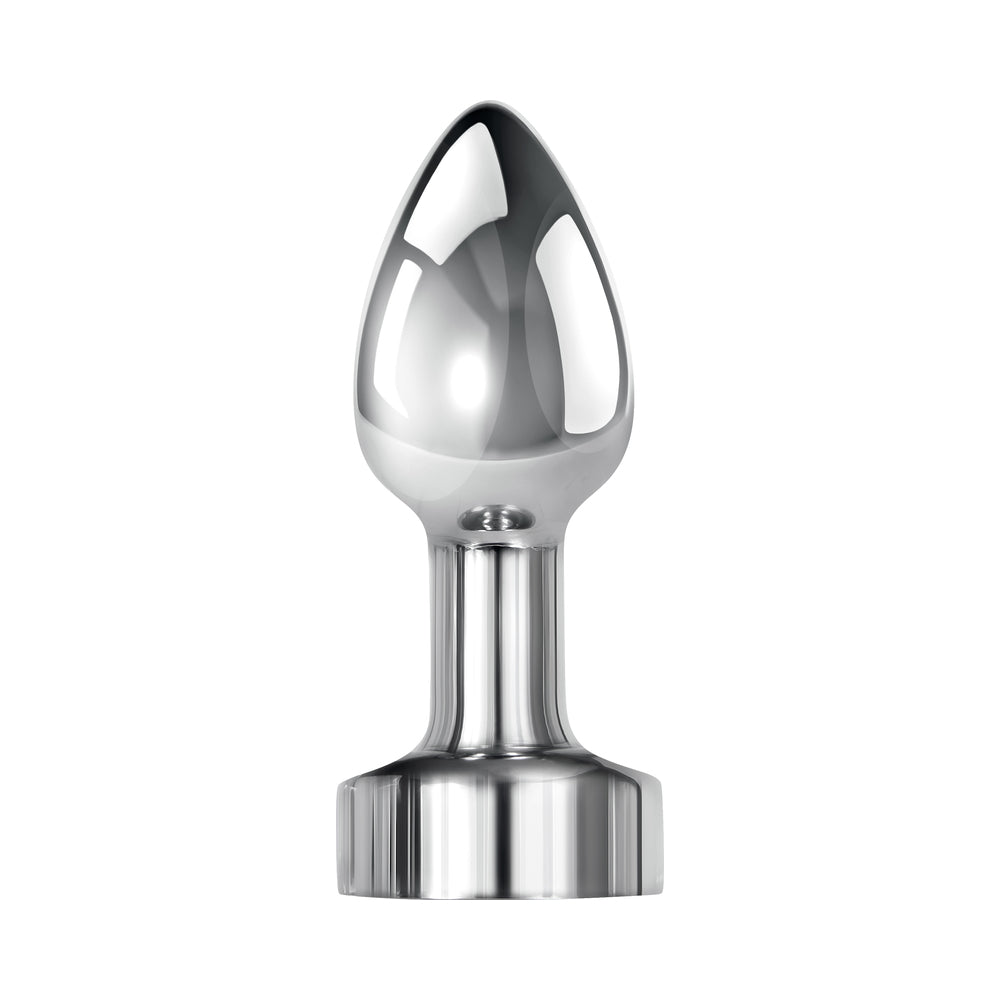 Gender X Rockin' Metal Plug Rechargeable Vibrating Anal Plug Aluminum Silver2