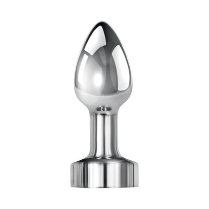 Gender X Rockin' Metal Plug Rechargeable Vibrating Anal Plug Aluminum Silver2