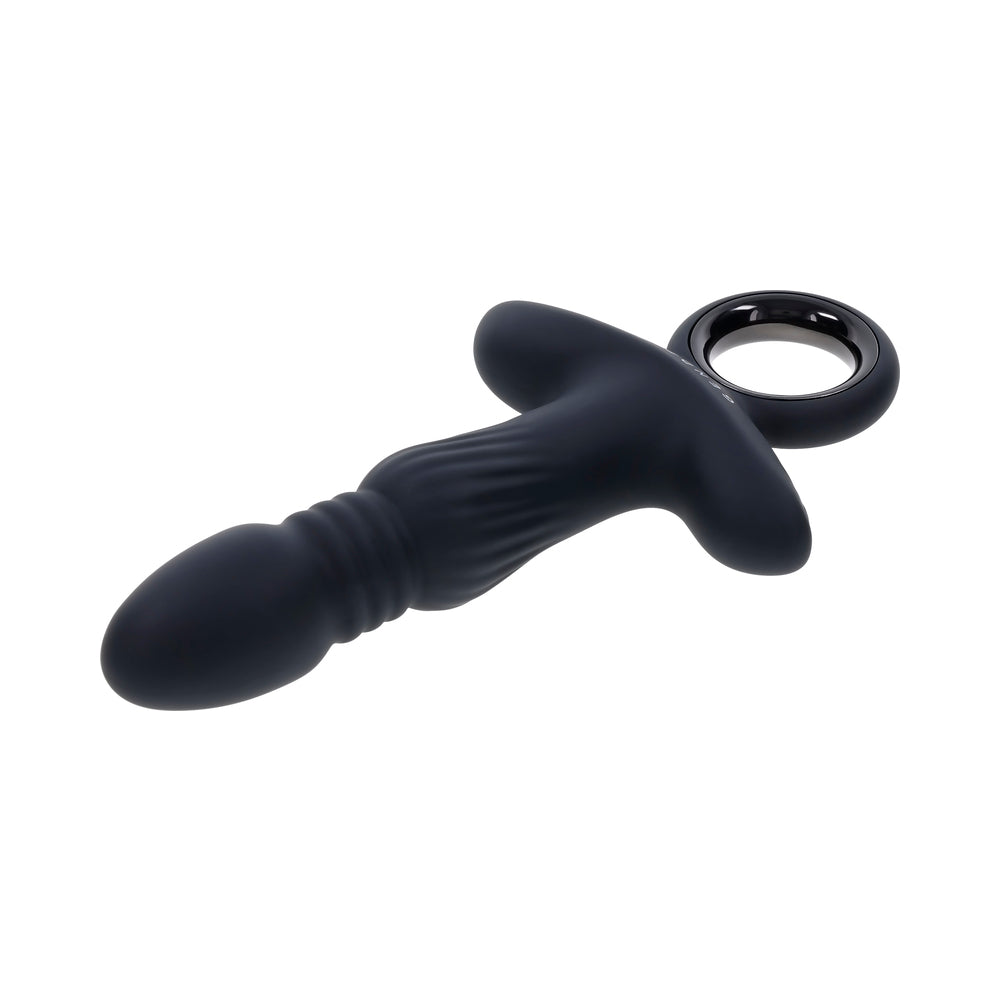 Gender X Slayer Rechargeable Ring Thruster Vibe Silicone Black7