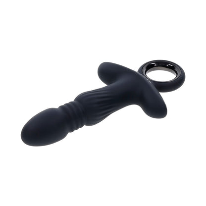 Gender X Slayer Rechargeable Ring Thruster Vibe Silicone Black7
