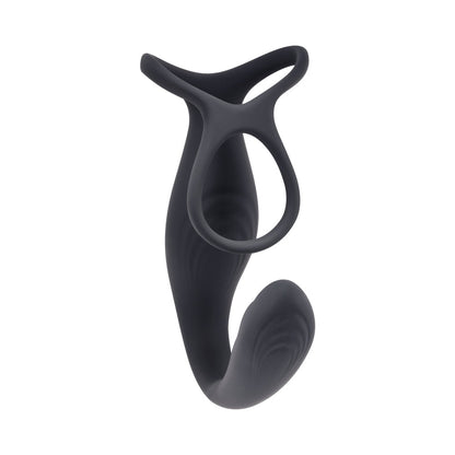 Gender X The Wrangler Rechargeable Silicone Vibrating C-ring with Remote Black4