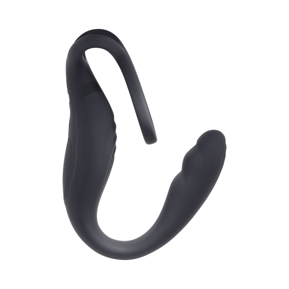 Gender X The Wrangler Rechargeable Silicone Vibrating C-ring with Remote Black5