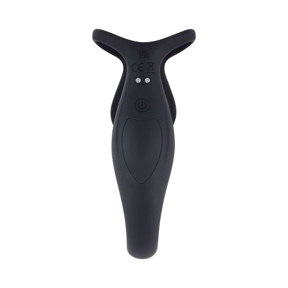 Gender X The Wrangler Rechargeable Silicone Vibrating C-ring with Remote Black6