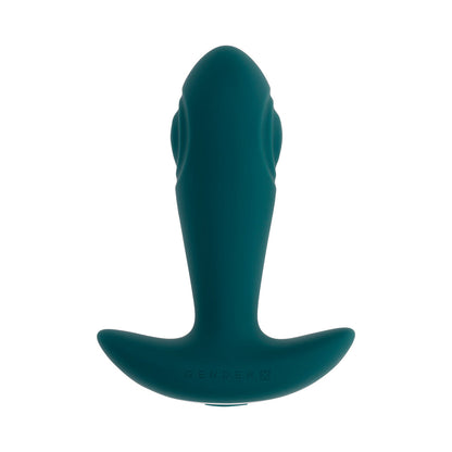 Gender X Tunnel Tapper Rechargeable Vibrating Anal Plug with Remote Teal2