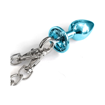 Global Novelties Nixie Metal Butt Plug & Furry Handcuff Set Medium 5