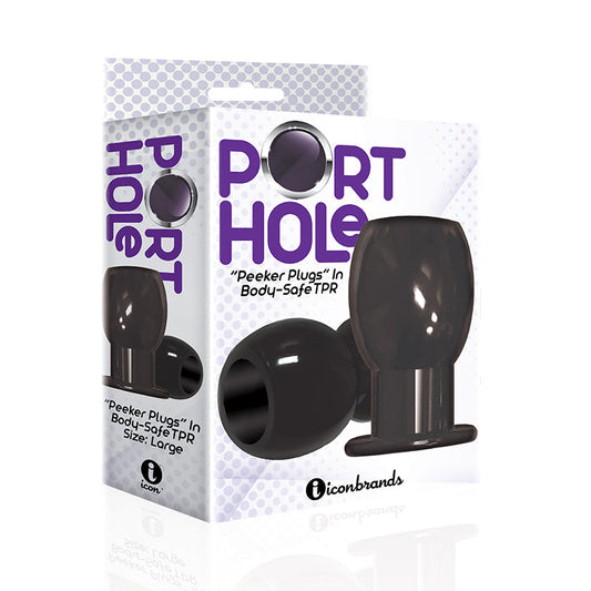 Icon Brands The 9's Port Hole Hollow Butt Plug 